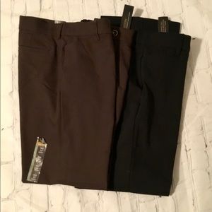 2 PAIR FOR REDUCED PRICE! WOMEN’S FLEX MOTION  FIT TROUSERS PANTS Size12 short